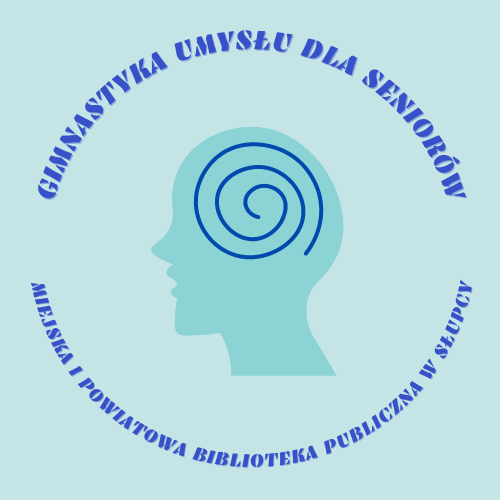 profil głowy w kolorze niebieskim