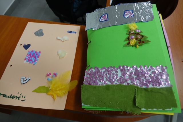 książka sensoryczna wykonana przez dzieci