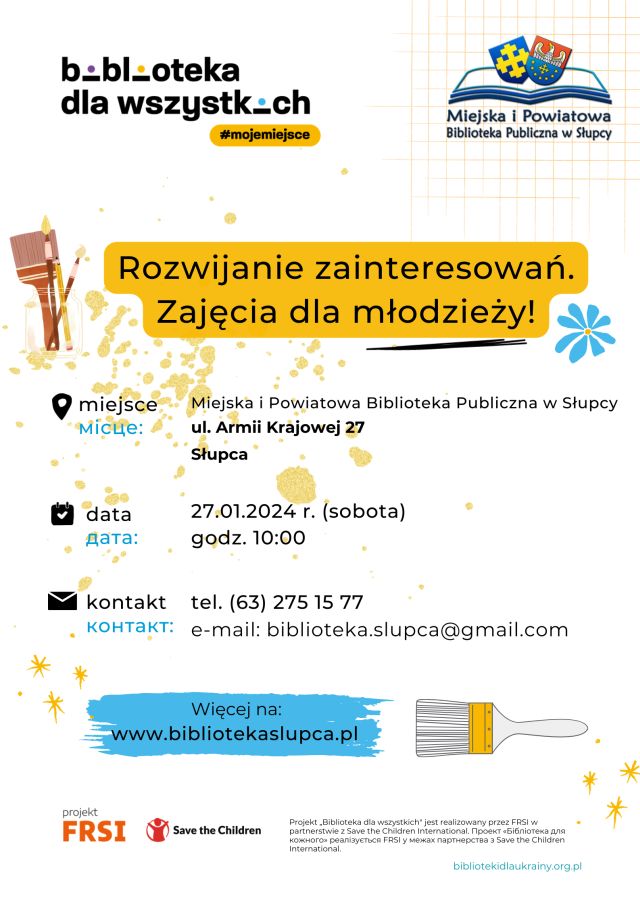 na białym tle zaproszenie dla młodzieży