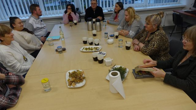 dziekie rośliny zebrane w mieście