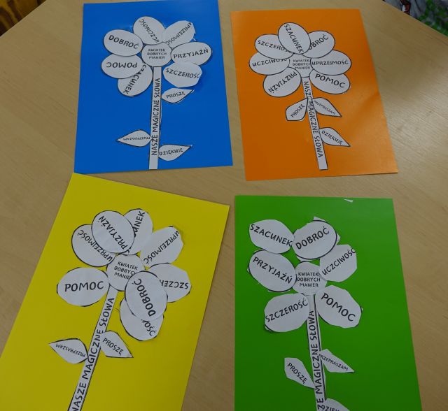 kwiatki z dobrymi zasadami