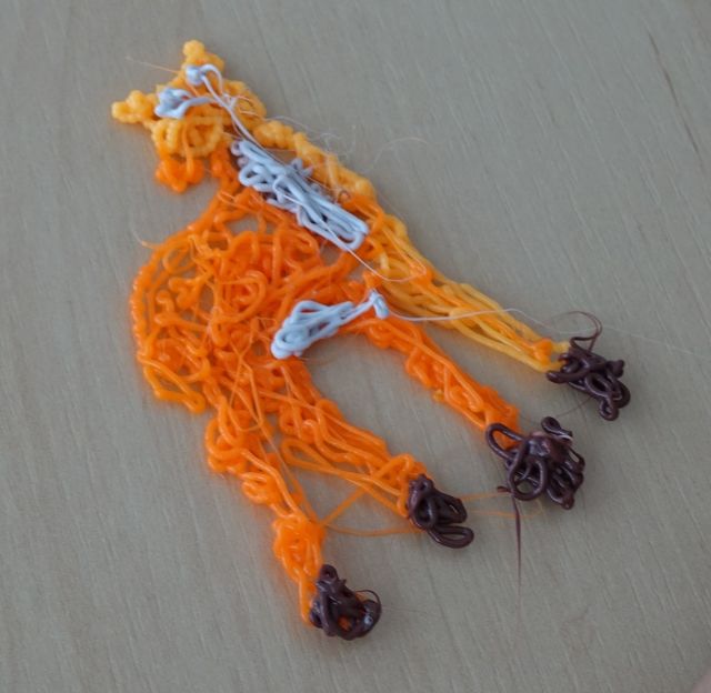 sarenka wydrukowana długopisem 3D