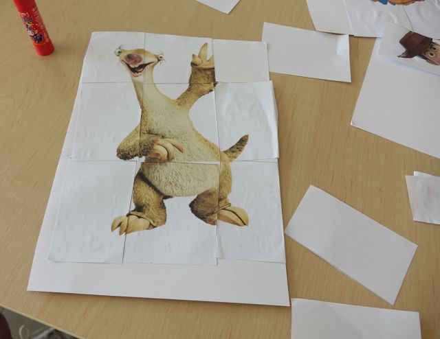 puzel ze zwierzątkiem z bajki Epoka lodowcowa