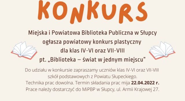 na pomarańczowym tle z prawej i lewej strony biała książka